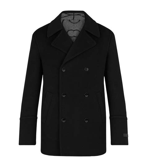 louis vuitton mens pea coat|Double Face Wool.